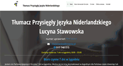Desktop Screenshot of e-niderlandzki.pl