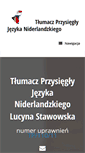 Mobile Screenshot of e-niderlandzki.pl